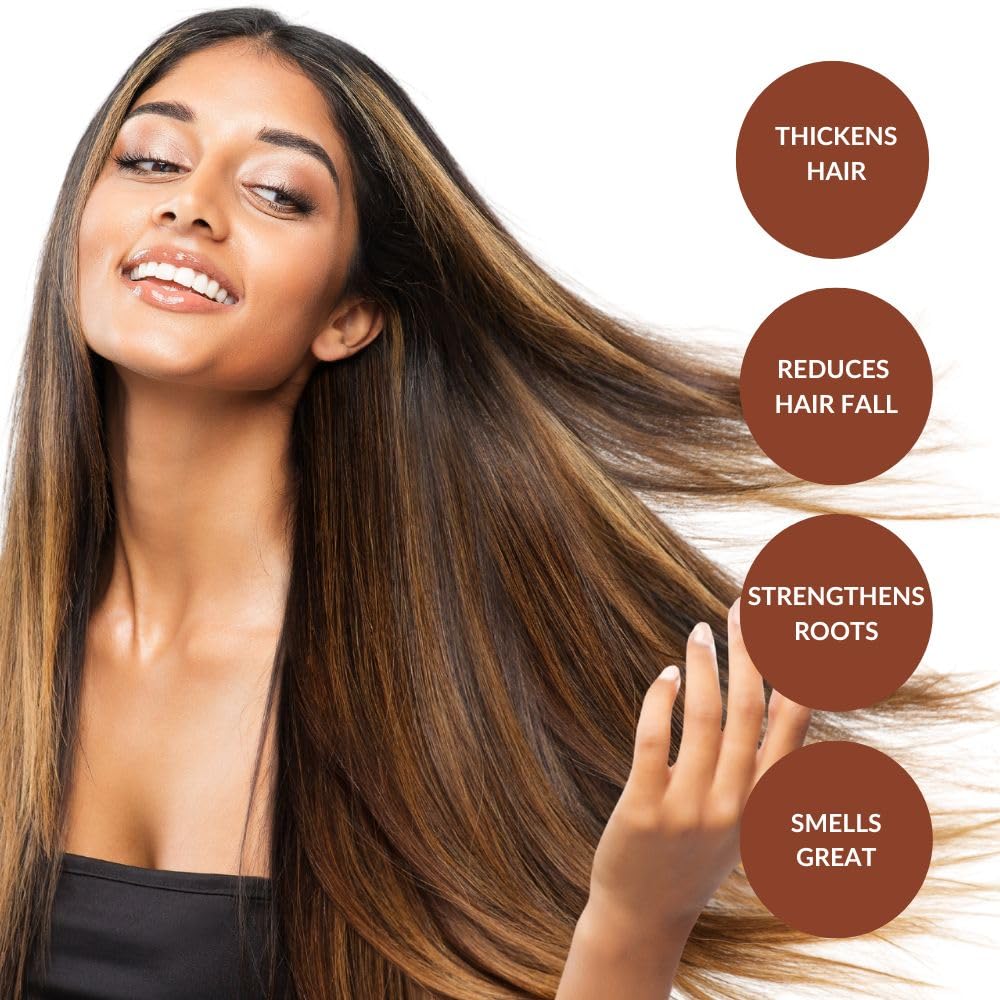 Ayumi Strengthening & Thickening Shampoo, For Thin & Weak Hair, Contains Amla & Bhringraj Extracts to Help With Growth Stimulation, Delicately Cleanses the Hair & Scalp - 2 x 250ml