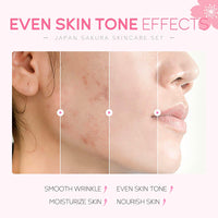 IZBEAUVO Sakura Skin Care Sets & Kits, Girls Pamper Set, Face Care Sets For Women, Teenage Girls Gifts - Cleanser, Serum, Eye Cream, Face Cream, Hand Cream, Sleeping Mask, Mud Mask - Japanese Skincare, 20PCS
