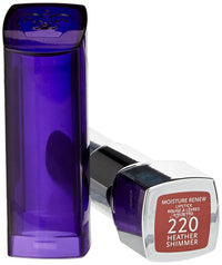 Rimmel London Moisture Renew Lipstick, 220 Heather Shimmer, 4 g