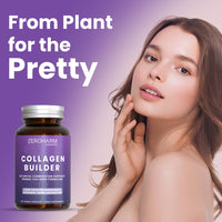 ZEROHARM Collagen Builder - Food Sourced Ingredients Liposomal Nano Absorption - 60 Vegan Capsules