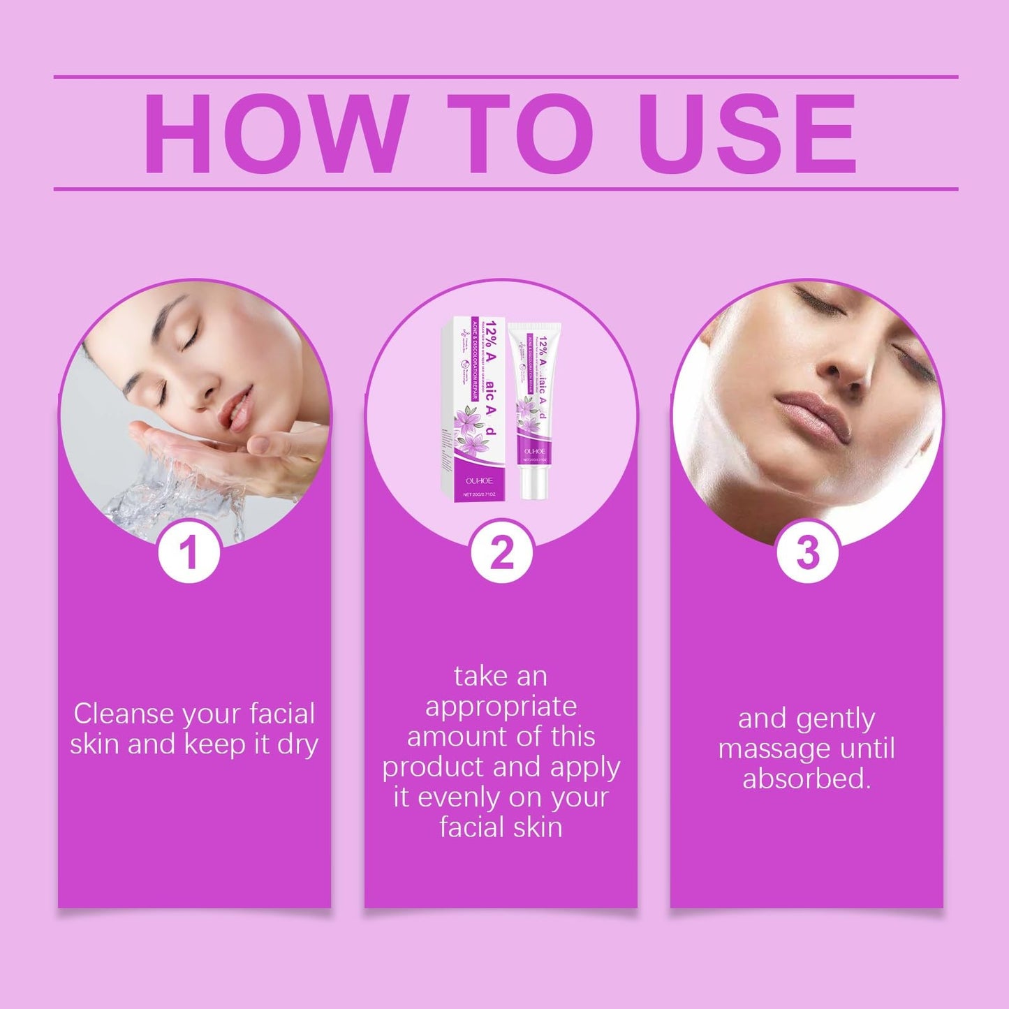 Aze/laic Aci/d 12% Face Serum,Aze/laic Ac/id for Anti Acne,Azel/aic Ac/id Face Cream,Skin Care Gel with Niacinamide,Az/elaic A/cid Cream,Ro/sacea Crea/m for Face,Dark Spot Remover,Acne Crea/m for Face