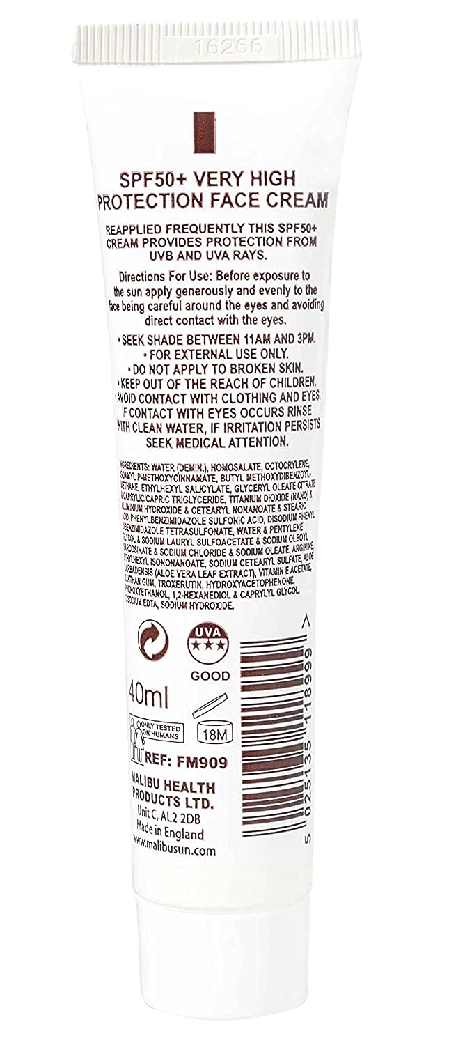 Tropic by Malibu high Protection Anti Aging face Cream 40 ml SPF 50