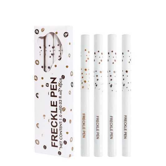 Generic Freckle Pen Set for Natural Makeup – Long-Lasting Waterproof Fake Freckles Marker Kit – Easy to Use Henna Freckle Tint Pen for Realistic Look – Freckle Stamp for Face and Skin Design