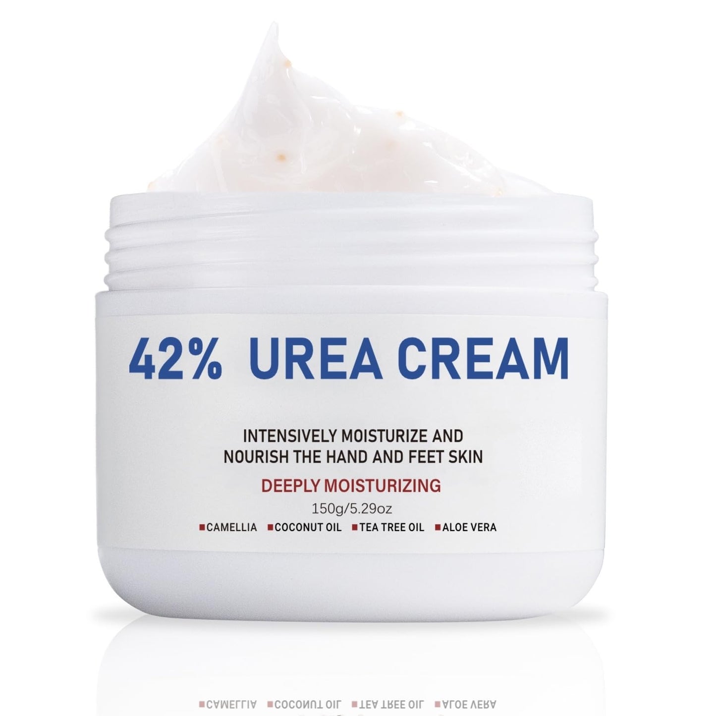 Urea Foot Cream 42% - Foot Cream - Foot Cream for Cracked Heels and Dry Skin - Cracked Heel Repair Cream for Hand and Feet - 42% Urea Cream & 2% Salicylic Acid for Callus Remover & Nourishes Soften