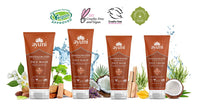 Ayumi Sandalwood & Ylang Ylang Face Scrub, Packed With Bamboo Stem Powder to Buff Away Dead Skin Cells, Rich in Cocoa & Shea Butters For Soft Skin - 1 x 125ml
