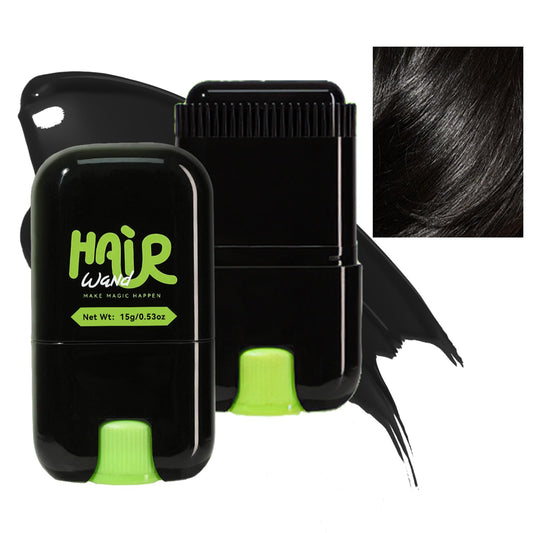 RubyTint Hair Color Stick – 2-in-1 Root Touch-Up Comb & Temporary Hair Dye Stick -Proof – Wash In & Wash Out Color for Gray Coverage Easy Applicator for Quick Coloring Black (01# Black)