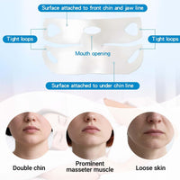 Double Chin Lifting Mask for Jawline Sculpting – V-Line Face with Collagen Lift Strap, Firm & Tighten Skin Overnight – Beauty Face Sculpting Sleep Mask for a Defined, Youthful Look