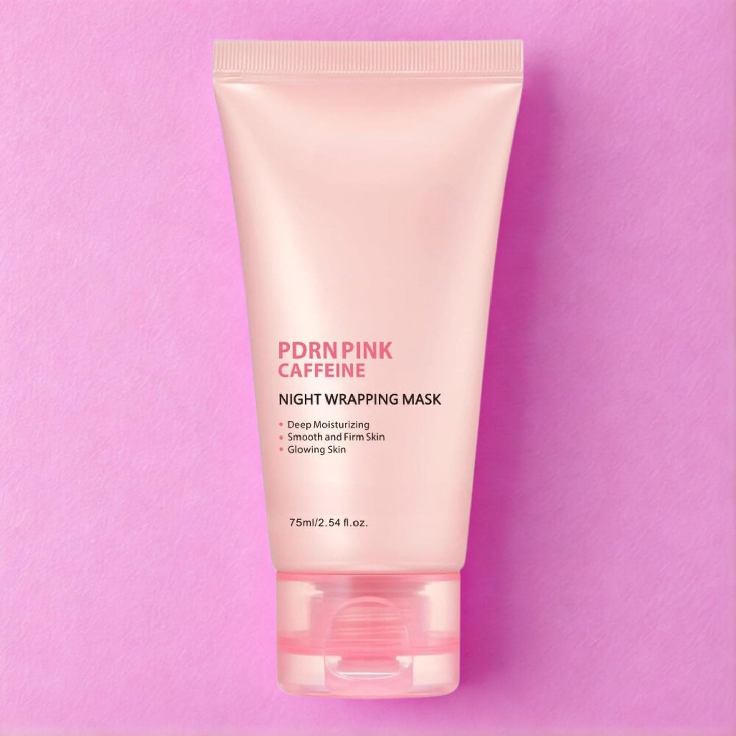 Trendyfave PDRN Caffeine Collagen Night Wrapping Mask, Overnight Wrapping Peel Off Facial Mask, 75ml