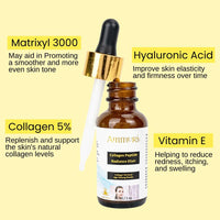 Premium Anti-Aging Collagen Serum by Ammuri - Infused with Matrixyl 3000, Hyaluronic Acid, Peptides, and Vitamin E for Visibly Reduced Fine Lines and Wrinkles
