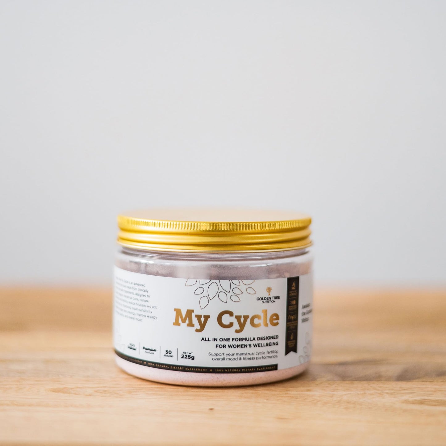 Golden Tree My Cycle - PCOS Supplement with Myo-Inositol Promotes Hormonal Balance & Normal Ovarian Function - with Magnesium, Zinc, Folate, Chromium, Vitamin D & Vitex Agnus