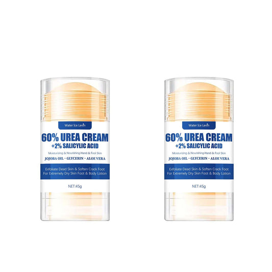 NLFOX 60 Urea Foot Cream - Heel Balm Foot Cream for Cracked Heels and Dry Skin - Urea Cream for Very Dry Feet and Hands - blue 2PCS