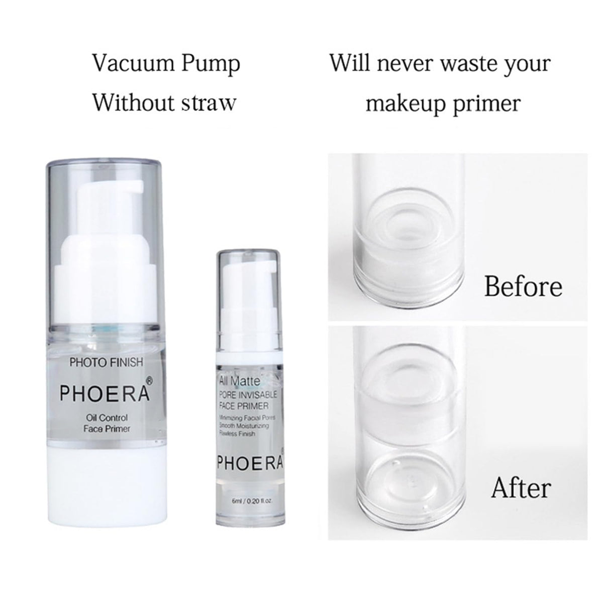 HOPHAT Makeup Primer For PHOERA All Matte Oil Free Full Coverage Foundation Base
