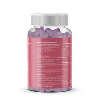 Marine Collagen Gummies High Strength with Biotin & Zinc, Type 1 Hydrolysed Collagen Peptides