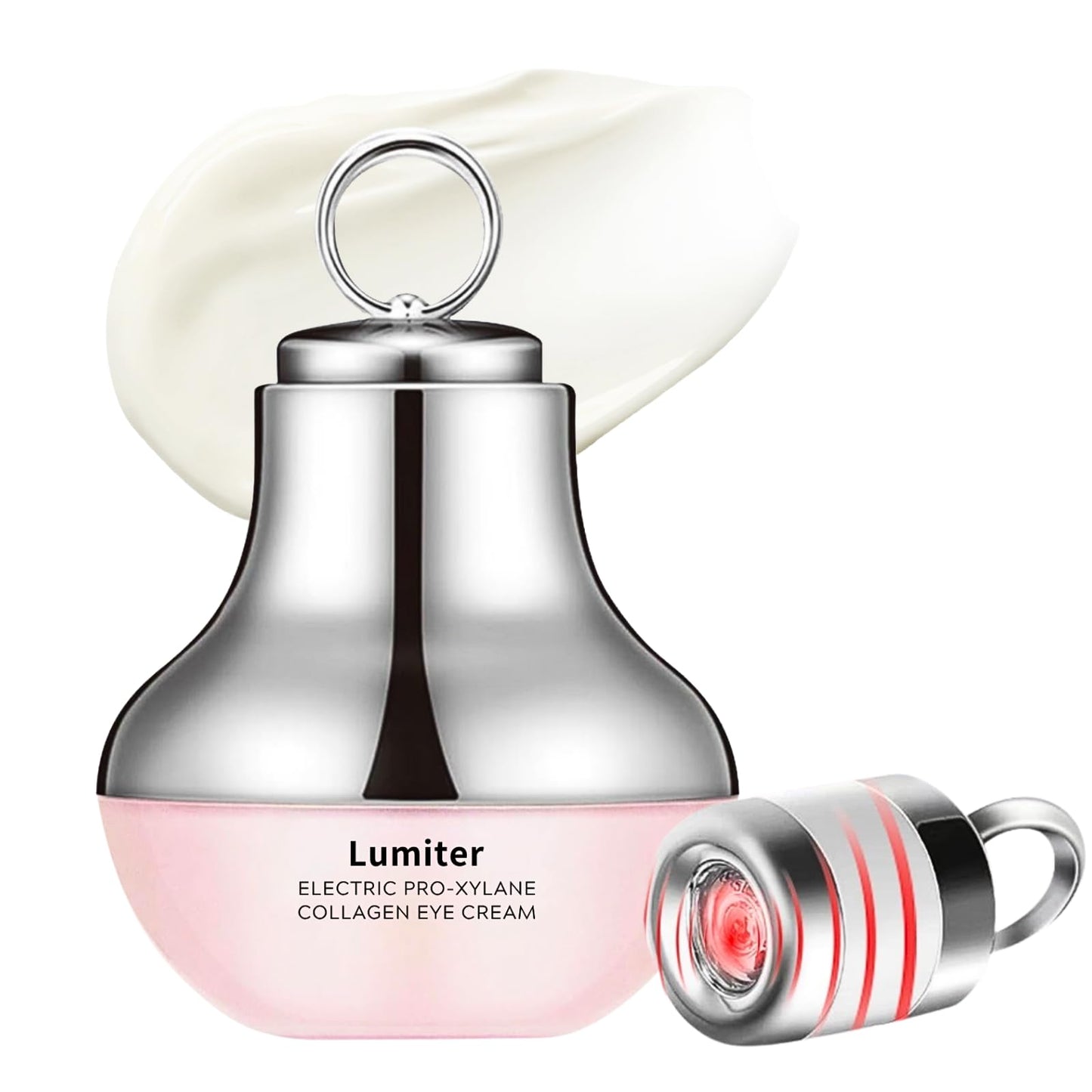 Electric Massage Eye Cream for Dark Circles and Puffy Eyes, Collagen Eye Cream Anti Aging: Smooth Fine Lines Wrinkles, Lifting & Hydration, Collagen Boosting, Korean Skincare, 30g
