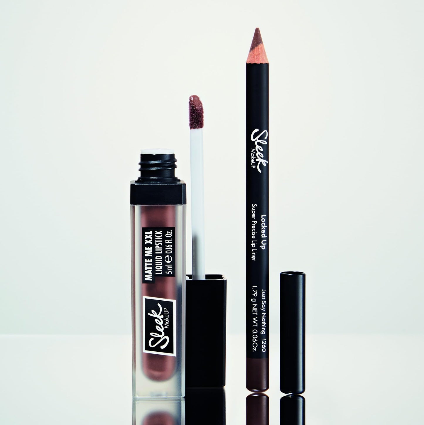 SLEEK Sleek MakeUP Locked Up Super Precise Lip Liner, Long Lasting, Super Pigmented, Just Say Nothing (Dark Brown) 1.8g