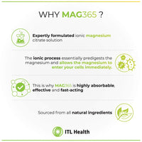 MAG365 Magnesium with Exotic Lemon Food Supplement, 150 g