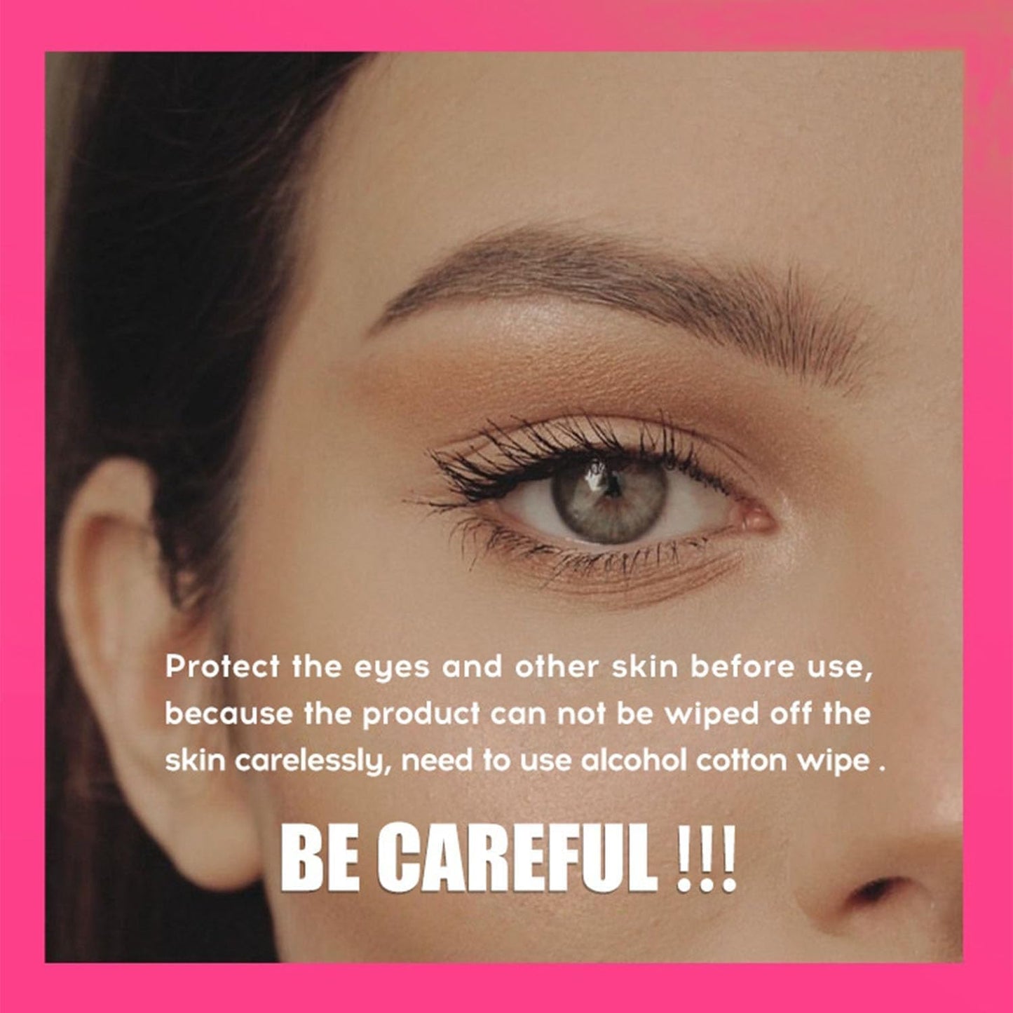Generic Brow Dye Kit Long-Lasting Eyebrow Tint Semi-Permanent Black Eyebrow Waterproof Smudge-Proof Pen Tattoo Pencil Medium Brow Makeup for Defined Natural Look Easy to-Use with Brush