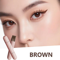 Fankayi Long-Lasting Winged Eyeliner Stamp,Eyeliner Stamp,Waterproof Smudge Proof Long Lasting Liquid Eye Liner,Smudge-Proof Brown Liquid Liner for Women,Winged Eye-liner St-amp,Eye Liner St-amp(Brown)