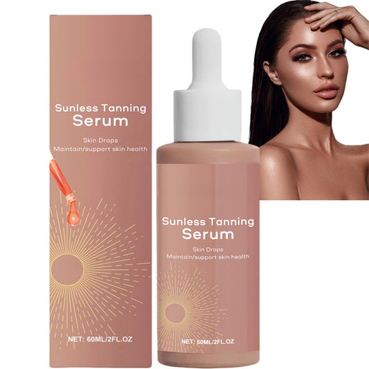 SingHao Anti-Ageing Express Tanning Serum,Anti Aging Butter Glow Bronzing Ser/um,Butter Glow Bronzing Drops,Hydrating Self Tanning Drops for Women,Face Bronzers Se/rum Ult/ra for All Skin Types
