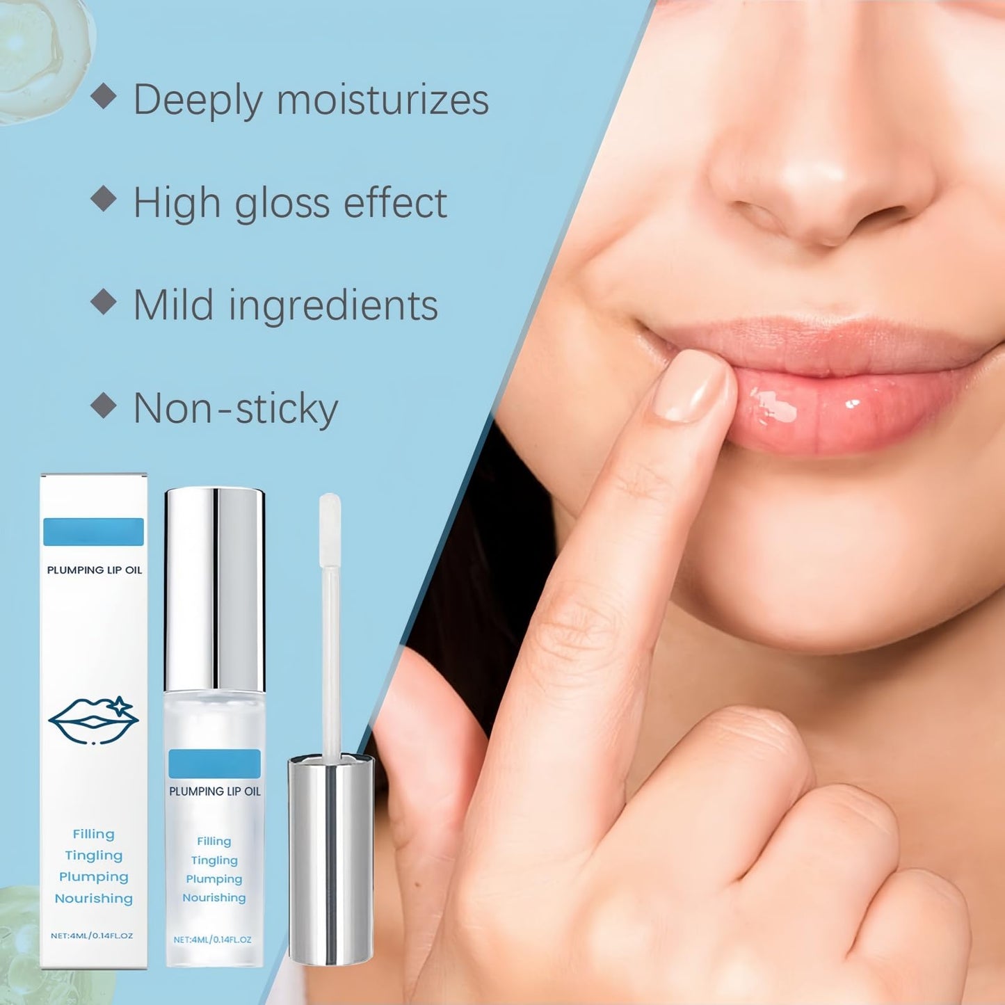 CUOFOL B/P Spi/cule Plumping Lip Shot,Lip Plumping Lip Gloss Clear,LipPlumping Serum,Moisturizing Plu/mping L/ip,Smooth Lip-Wrinkles,Plump/ing Li/p Oil,Makeup Lip Plum/ping Gloss,Nourishes Lips,Reduce Lines