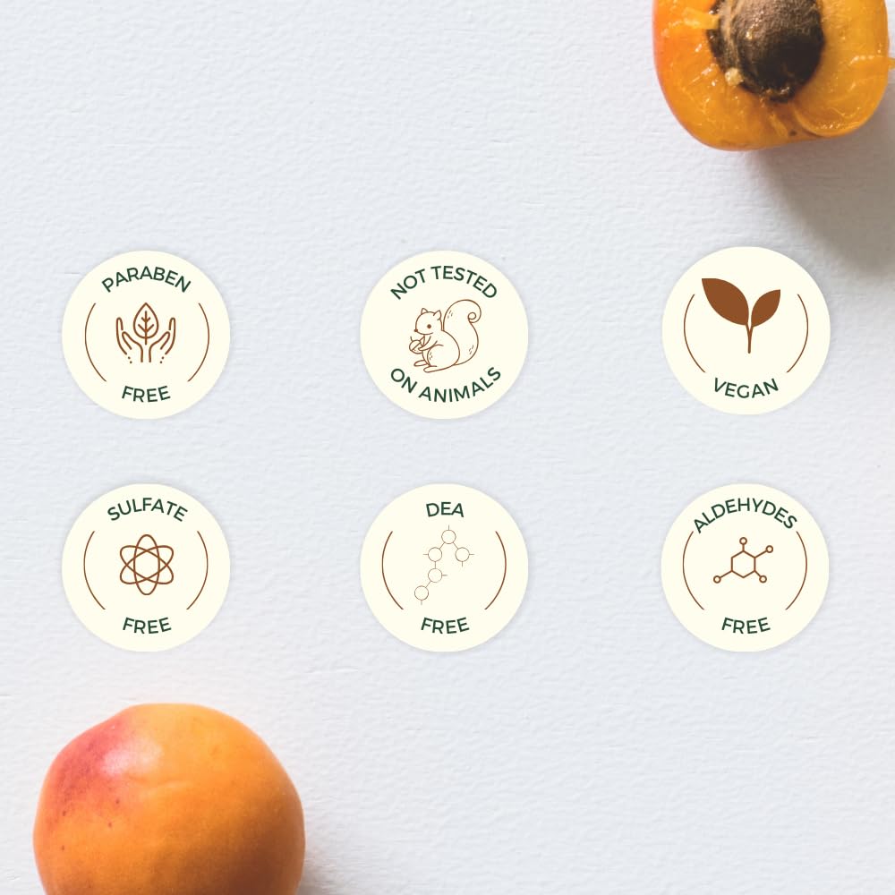 Oïléna Organic Apricot Oil 100% Pure, Natural, Vegan, No GMO - Aromatherapy Massage Oil Hair Skin Body Certified BIO Moisturiser for face, body and hair 500 ml 17.52 fl oz