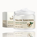Trendyfave Beef Tallow Sunscreen SPF 50 Deeply Nourishing Organic Grass Fed Beef Tallow Skin Care Tallow Balm Beef Tallow Cream Face Cream For Dry Skin,Natural Skin Barrier, Nourishing Moisturizer