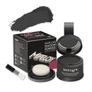 Mifeloy MIFELOY Root Cover Up Powder, Touch Up Hair Color for Grey, Roots Concealer for Beard Line Eyebrow, Instantly Coverage Dye for Thinning Grays Hairline, Shadow Conceals Hair Loss, Black