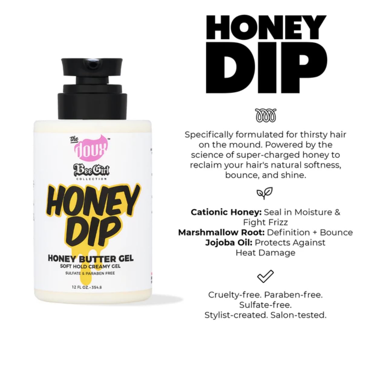 Generic THEDOUX BEE GIRLS HONEY DIP HONEY BUTTER GEL 12OZ