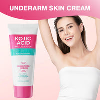 Bettinay 2 Pcs Underarm Skin Cream, Kojic Acid and Collagen Skin Cream for Intimate Area Improve Odor