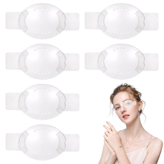 6 PCS Eye Shield After Cataract Surgery, Clear Eye Patch, Eye Shield After Surgery, Covering Eye Shields, Breathable Eye Shields for After Surgery, Postoperative Eye Care Protect Eyes from Injury
