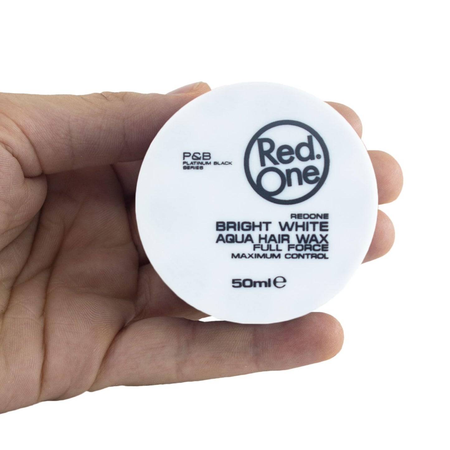 Redone Hair Styling Aqua Wax White 50 ml | Travel Size | Ultra Hold | Gel Wax | Peach Scent | Strong Holding | Shine Look | Maximum Control