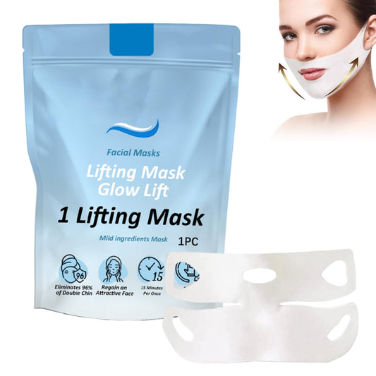 Bisienya 1 Piece Chinology Double Chin Lifting Mask Chin Mask Face Lifting Masks Nourishes the Skin, Tightens and Lifts the Face, Moisturizes and Hydrates, Creative Gift