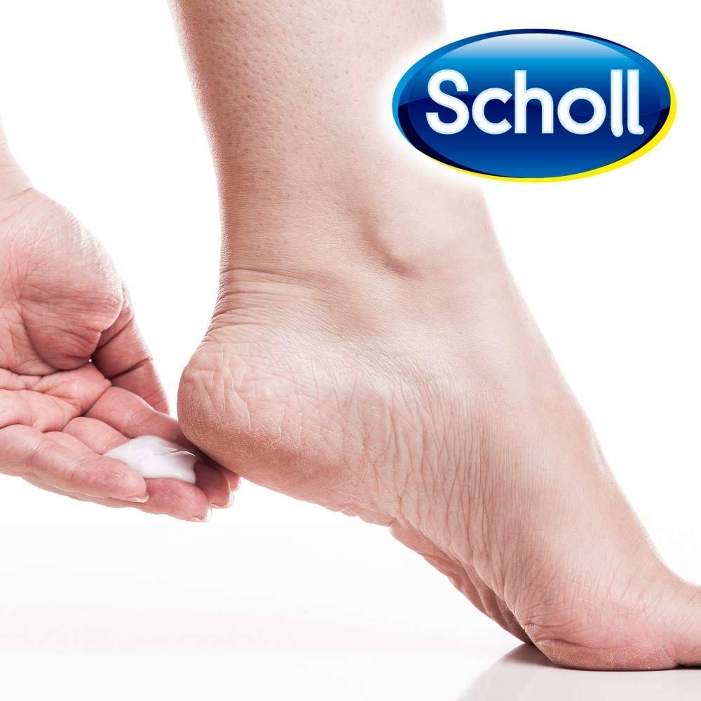 Scholl Cracked Heel Complete Cream with Repair K+, 60ml - Moisturising Treatment Cream for Cracked Heels and Dry Skin with Keratin (Pack Of 2)