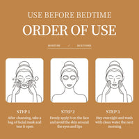 20pcs Rice Raw Pulp Sleep Mask Hydrating Moisturising Soothing Glowing Skin Portable Wash-Free Sleeping Mask Rice Mask for More Youthful and Radiant Skin