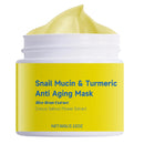 ISBEAUSOLS Snail Mucin & Turmeric Anti Aging Mask, Fask Mask Cream