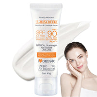 KAYZON SPF 90+ Sun Cream, SPF 90+ UVA/UVB Protection Sunscreen, Ultra-Light Invisible Suncream Factor 90 PA+++, Highly Water & Sweat Resistant Sun Lotion Korean Skincare - Refrenshing, Non-Greasy