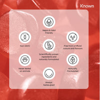 Anxiety Relief Mixed Berry Flavoured Gummies by Known | Relaxing Blend of Vitamins, Minerals & Botanicals | 60 Two-a-Day Vegan Vitamin Gummies (Two Month’s Supply) | Everyday Stress Relief