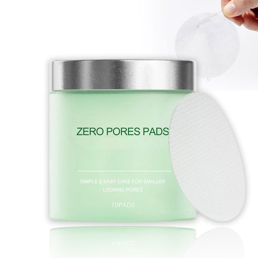 IZBEAUVO Zero Pore Pads, Dual-Textured Facial Toner Pads for Exfoliation, Deep Cleansing & Pore Minimizing, Exfoliating Face Pads Gentle Exfoliation for Smooth, Clear Skin, Ideal for All Skin Types, 70 Pads