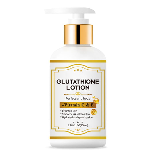IZBEAUVO Glutathione Lotion For Face And Body+Vitamin C & E Skin for Massage, Skin Care, Nails Care