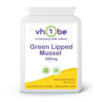 vh1be Green Lipped Mussel 500mg 90 Capsules