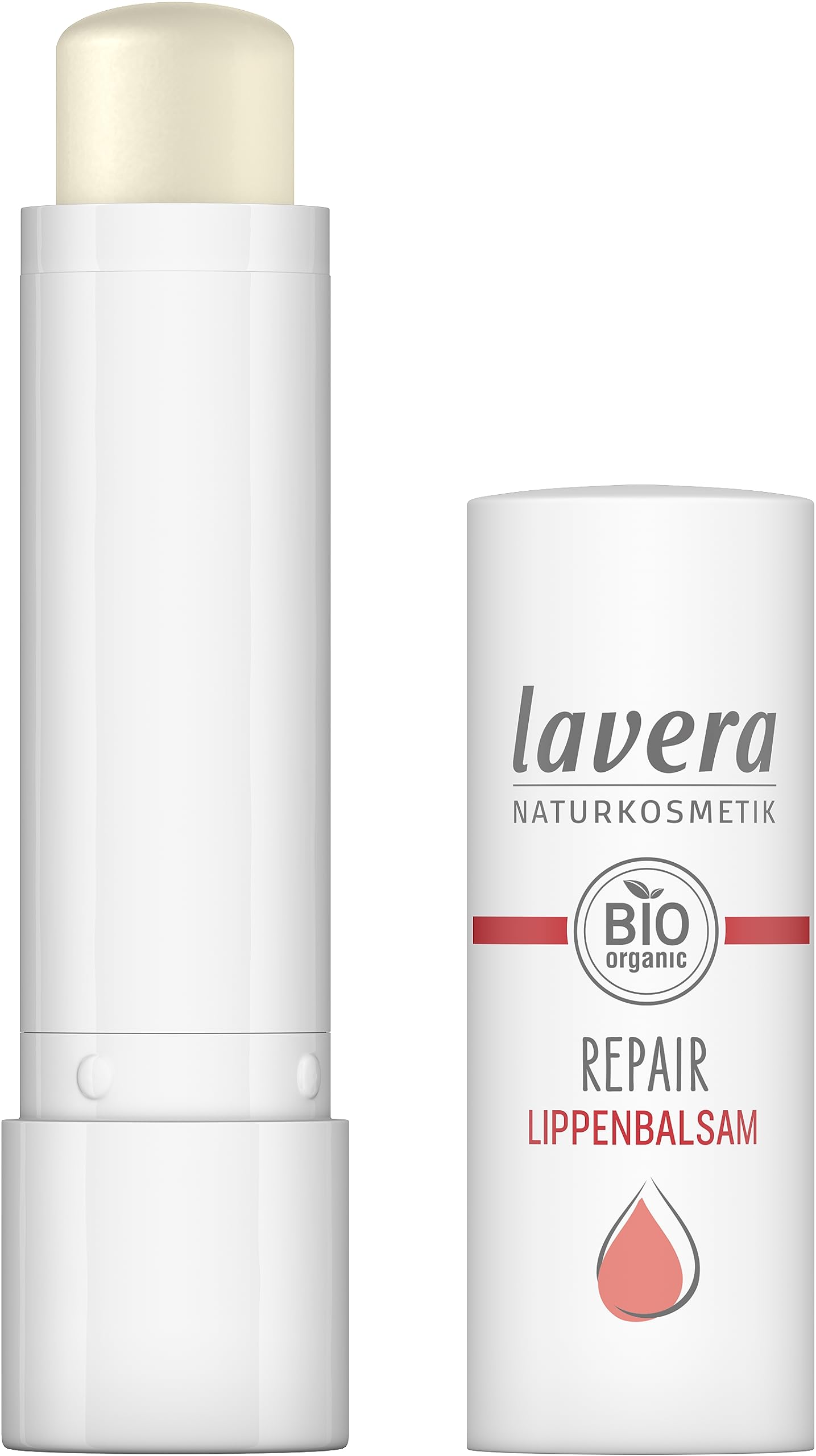 lavera Repair Lip Balm - Protects against dehydration - Instant help - with organic pomegranate & organic argan oil - vegan