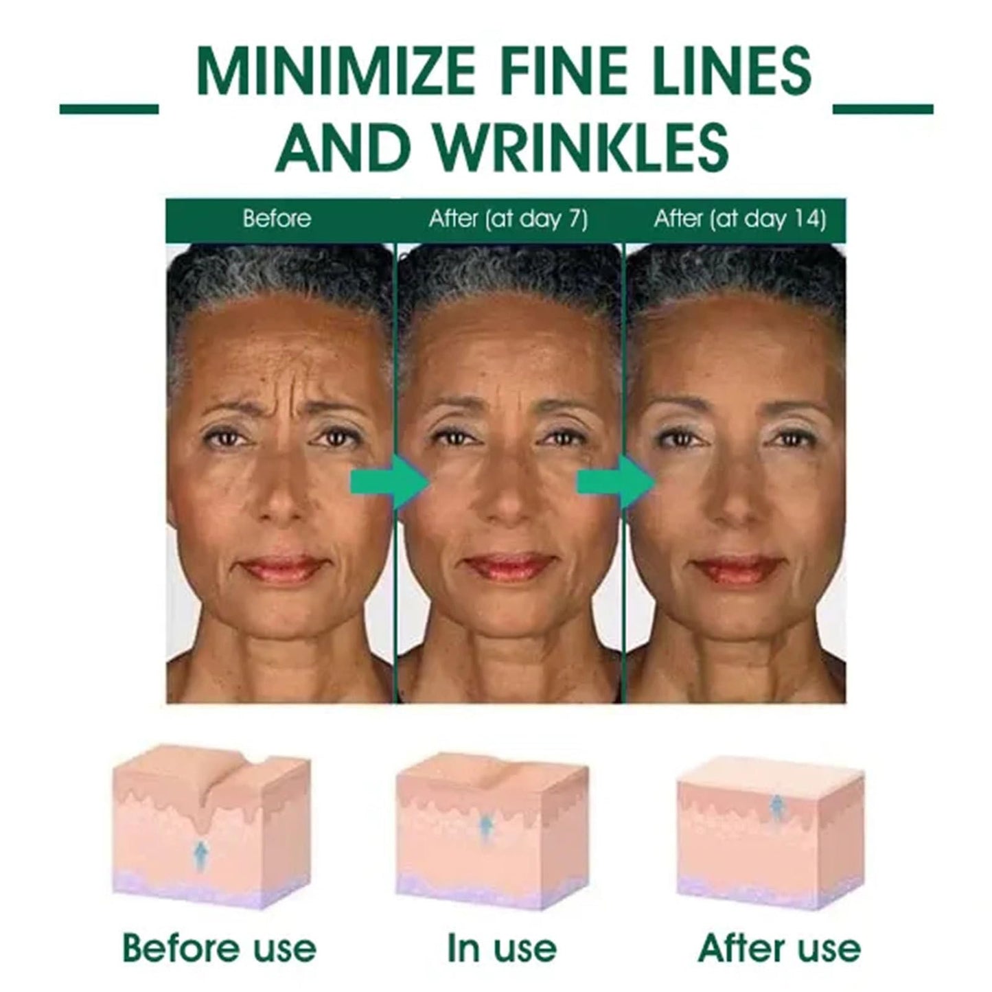 Useful Skin Firming Rejuvenating Serum, Useful Skin Firming Serum, Skin Firming Serum, Lifting and Firming Useful Hyaluronic Acid For All Skin Types (80ML)