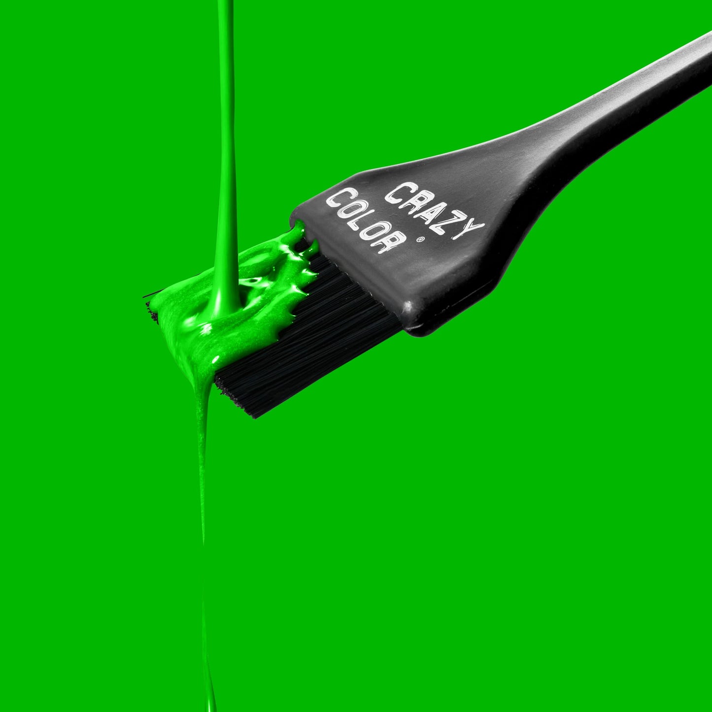 Crazy Color Vibrant Toxic UV Semi-Permanent Hair Dye. Highly Pigmented Neon Green Conditioning & Oil Nourishing Vegan Formula | No Bleach or Ammonia | 100ml