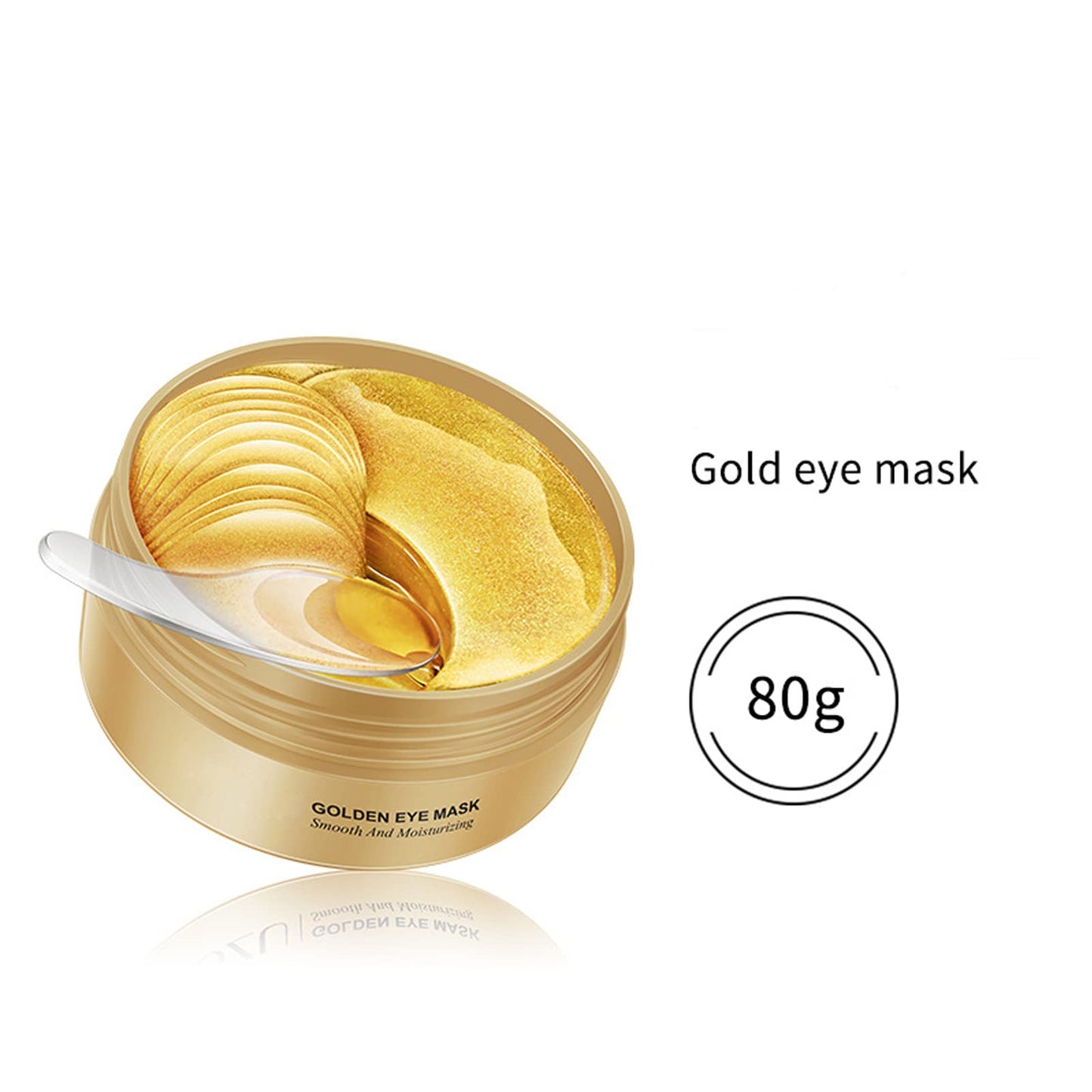 EHIOG Under Eye Patches, 24K Gold Under Eye Treatment Masks, Collagen Patches Eye Masks with Moisturizing and Anti-Aging Effect,for Puffy Eyes, Dark Circles, Eye Bags, Improve Lines and Wrinkles- 60Pcs