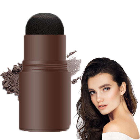 MEITREND Hairline Powder Dark Brown,Root Touch Up Powder for Thinning Hair,Enhance Hairline Powder,Lightweight Hairline Powder for Women & Men,Waterproof & Natural Cover Grey Hair,Grey Hair Cover Up Powder
