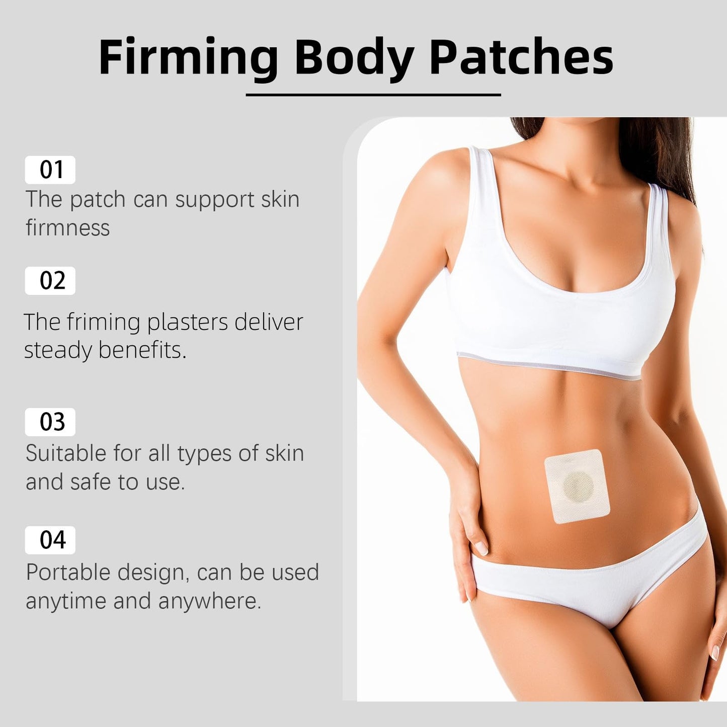 Xunzhi 10PCS Bee V-enom Patches,S-lim Patch,S-haping Firming Body Patch,W-eight L-oss Patches,Body S-haping Stickers,D-iet Patches for All Skin Types,Bee V-enom Friming Patches,Firming Tighten Plasters