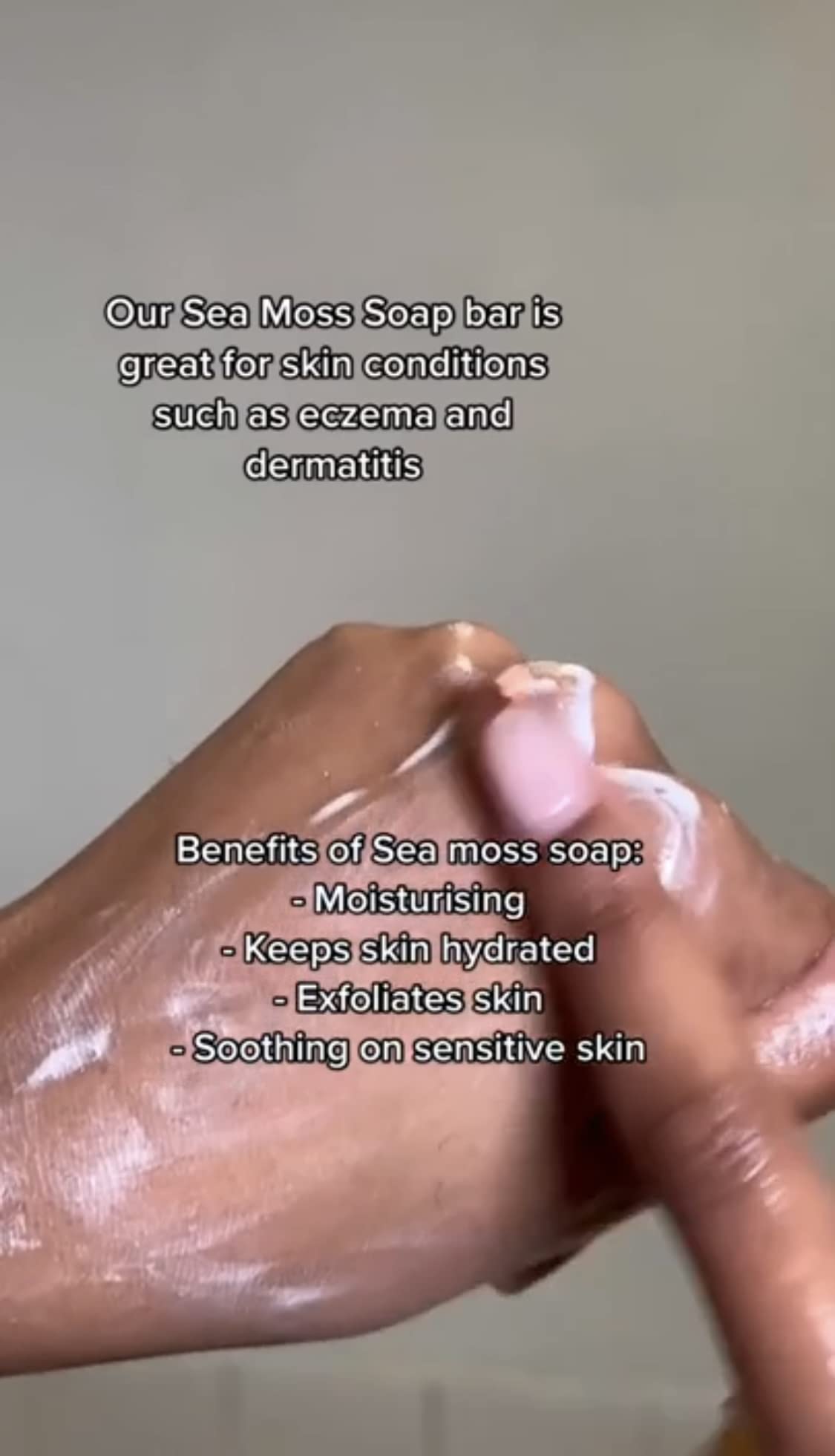 Sea Moss Soap, made with wild crafted Sea Moss from Grenada. Vegan | Organic | Handmade | Eco (Sea Moss)