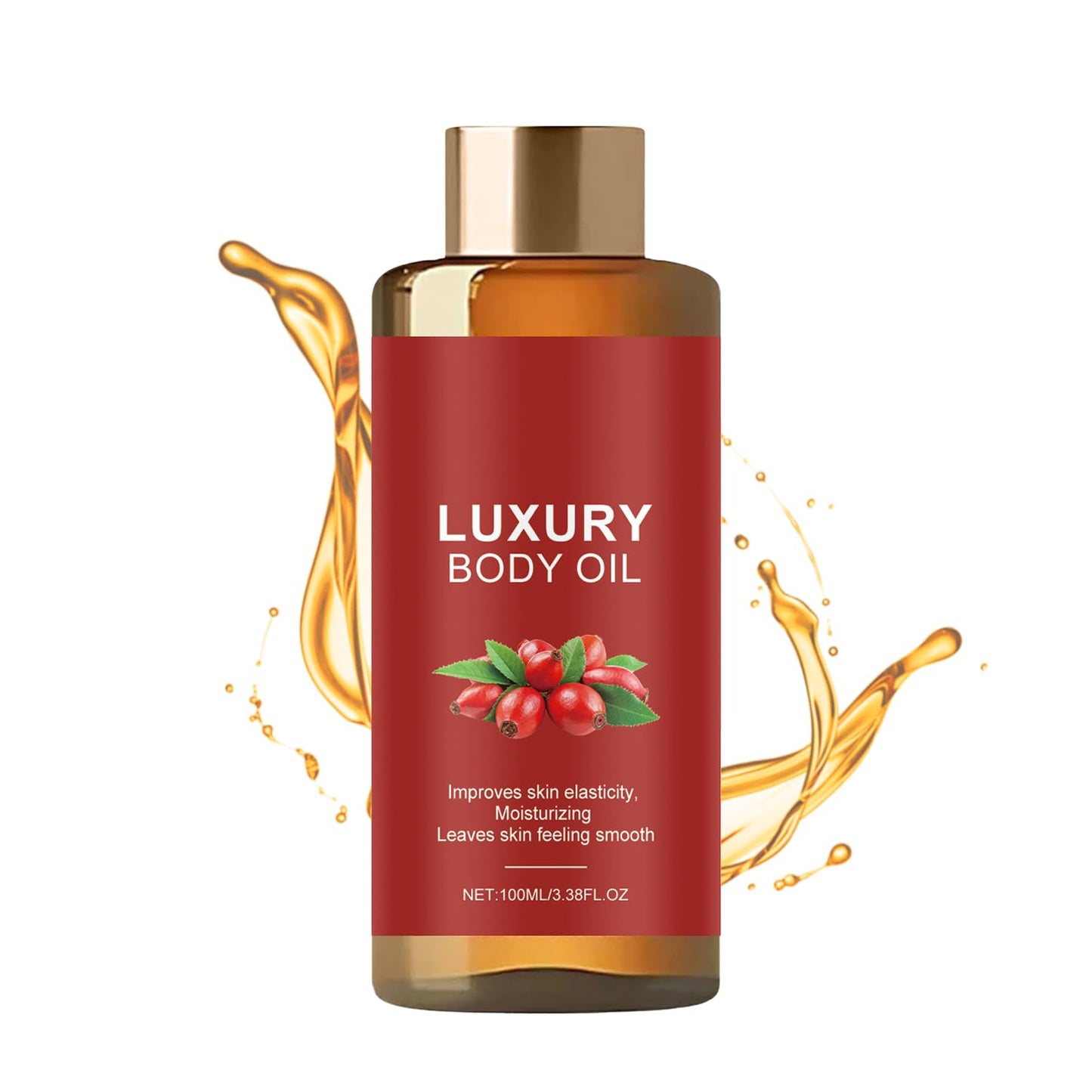 ISBEAUSOLS Magic Body Soothing Oil - Magic Luxury Body Oil - Firming & Tightening Body Oil for Dry Skin - Body Lotion for Women with Coconut, Honey & Rosehip - Radiant Skin, Effectively Improves Fine Lines