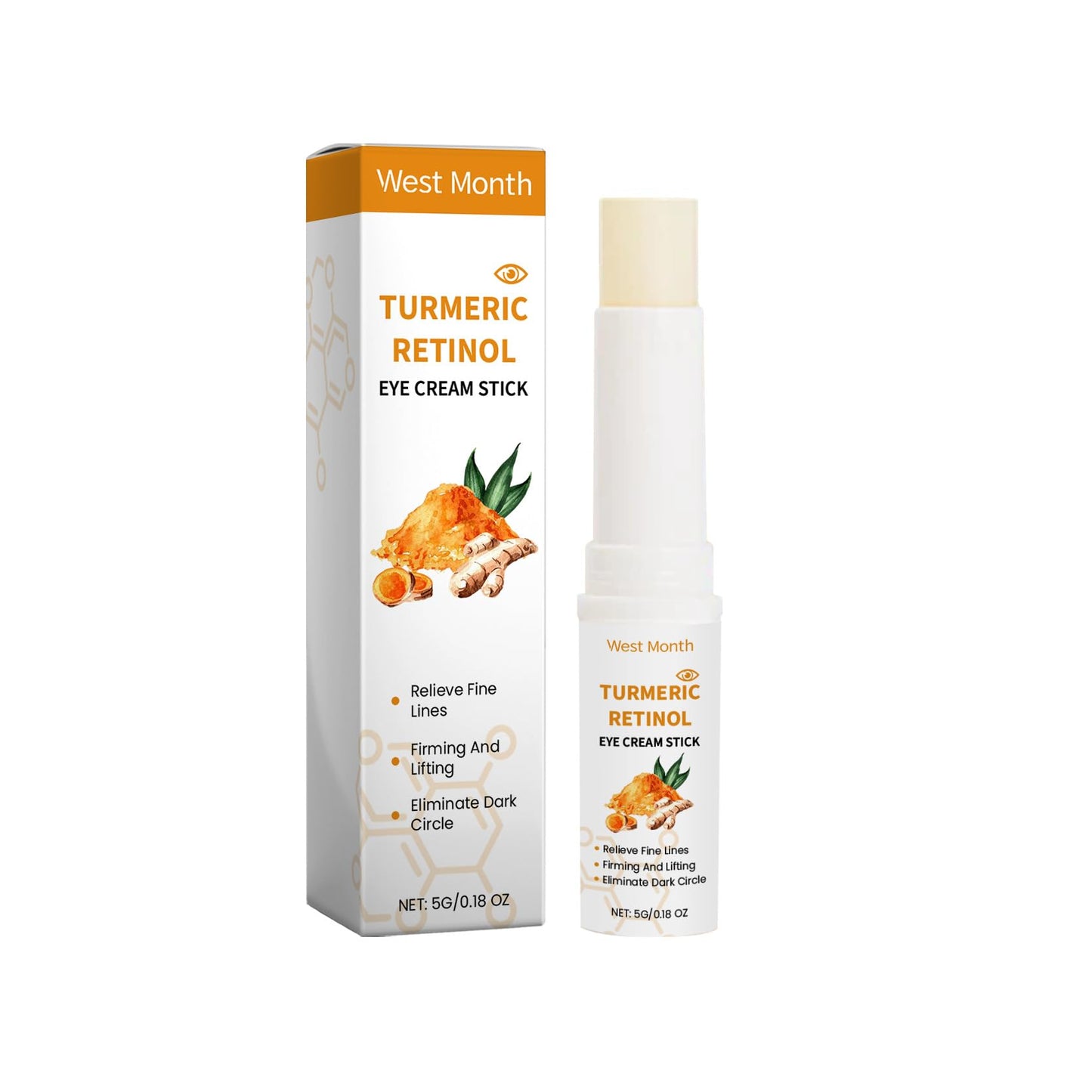 Shefave-Eye Cream Stick-Turmeric-Retinol-Anti-Wrinkle-Hydrating-Firming-Repairing