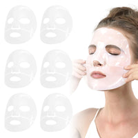 QUANHAO Advanced Snail Mucin Glass Glow Hydrogel Mask, Collagen Face Mask, Deeply Hydrate & Rejuvenate, Glass Skin Face Mask Korean Skincare for All Skin Types, Pack of 6